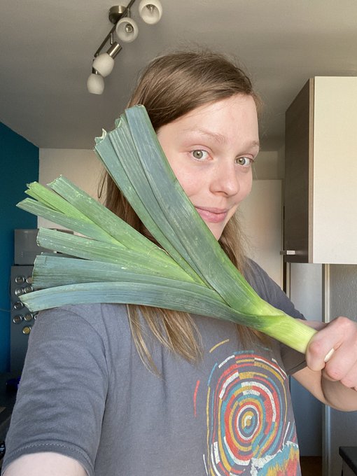 violetM225's tweet photo. Found a new weapon. Look I‘m Farfetch‘d and I‘m gonna prepare an attack that makes you fall in love me. https://t.co/zq1AN6FXDH