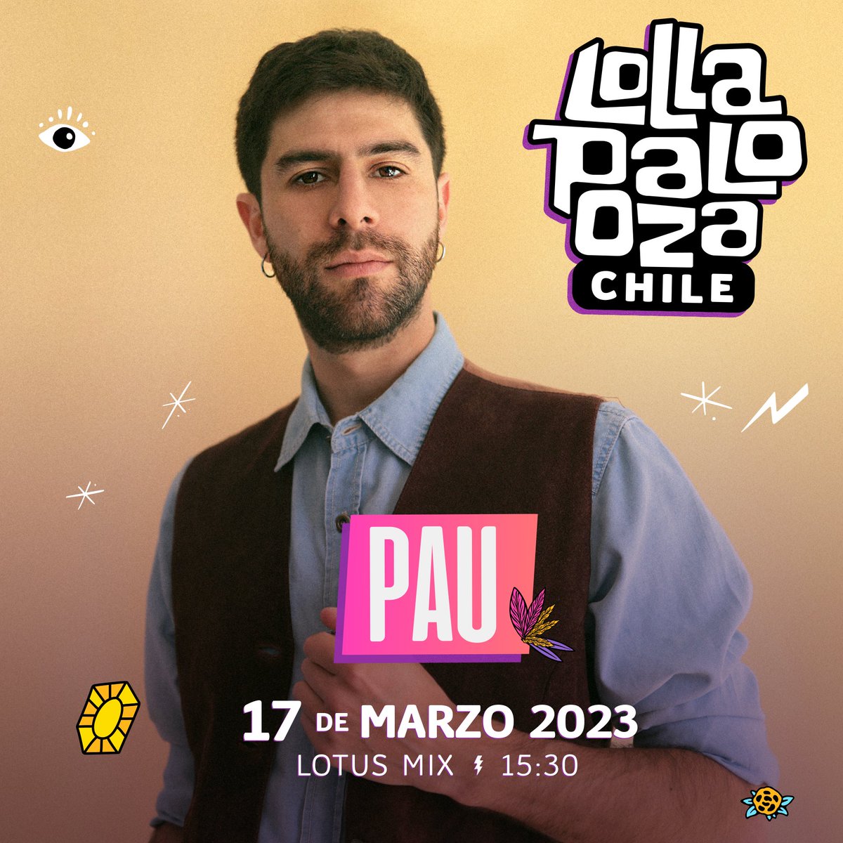 Sorpresa, voy a estar en el #LollaCL2023 en la activación de #Lotusmix nos vemos allá?