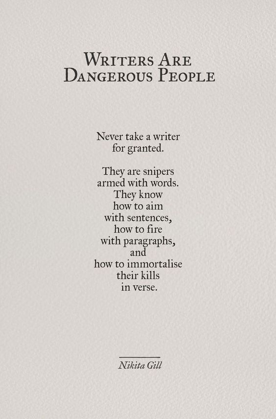 FreelanceWJ's tweet photo. "Writers are dangerous people."
Do you agree?
#lifeofawriter #writerfacts #humor #writerhumor #writinghumor
#writing #writers #writingcommunity #writercommunity https://t.co/MAOWZXmrjP