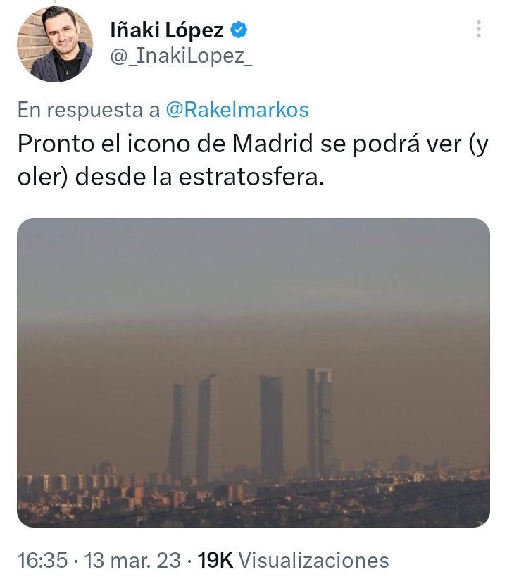 Mr_Jones_k's tweet photo. Maravilloso la que le están dando al parguela de Iñaki López por poner una foto de 2015 (con Carmena) para atacar a Almeida. https://t.co/0WjKvGiZkg