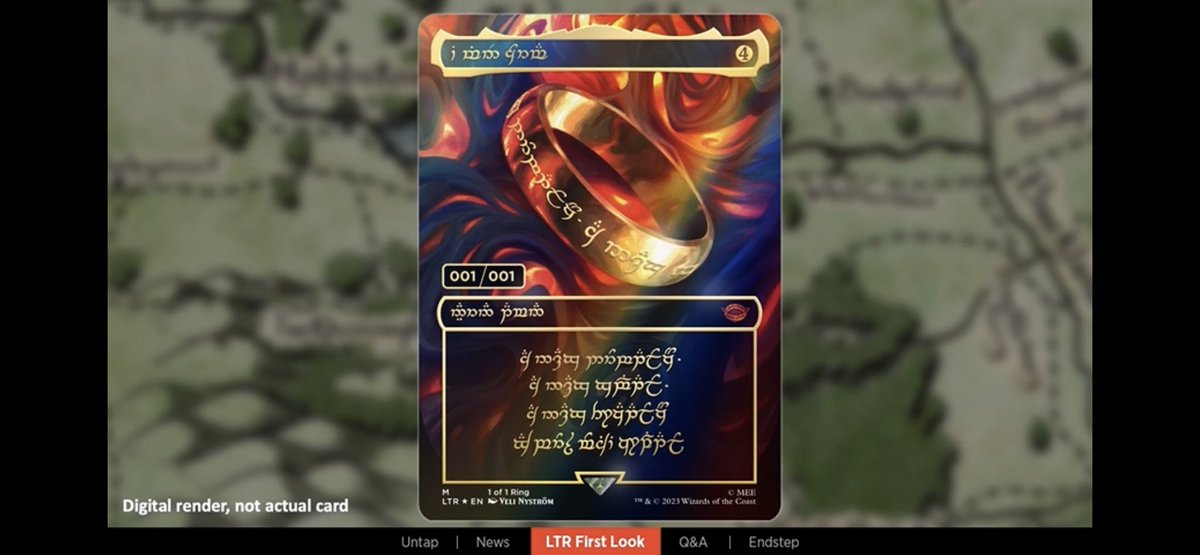 HighGroundMTG's tweet photo. One of one. How do y’all feel about this? Is it just a fun flavor thing, or is it problematic? https://t.co/ouOgSTRYKs