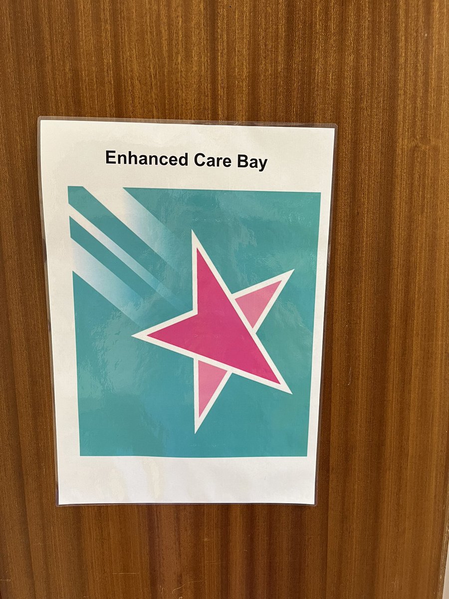 annalov30569100's tweet photo. How do you identify enhanced care in your area? Some use badges and saw these signs for the bay door today #improvefalls #enhancedcare https://t.co/veqDOPlPAU