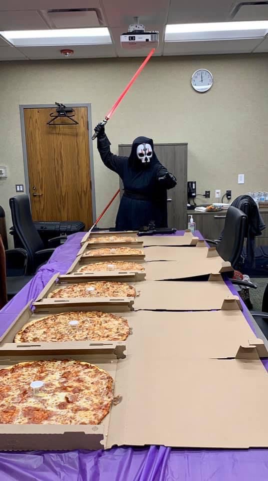 501stLegion's tweet photo. "How to celebrate Pi day? Let me count the ways..."
The Lord of Hunger is very eager to celebrate this day indeed!
Happy Pie Day!

Member: SL-23622 of @501MWG .
@TFE501st #501st #StarWars #Nihilus #PiDay #Pie #Pi #MoreThanLegends #BadGirlsDoingGreat https://t.co/Ysp8qodym2