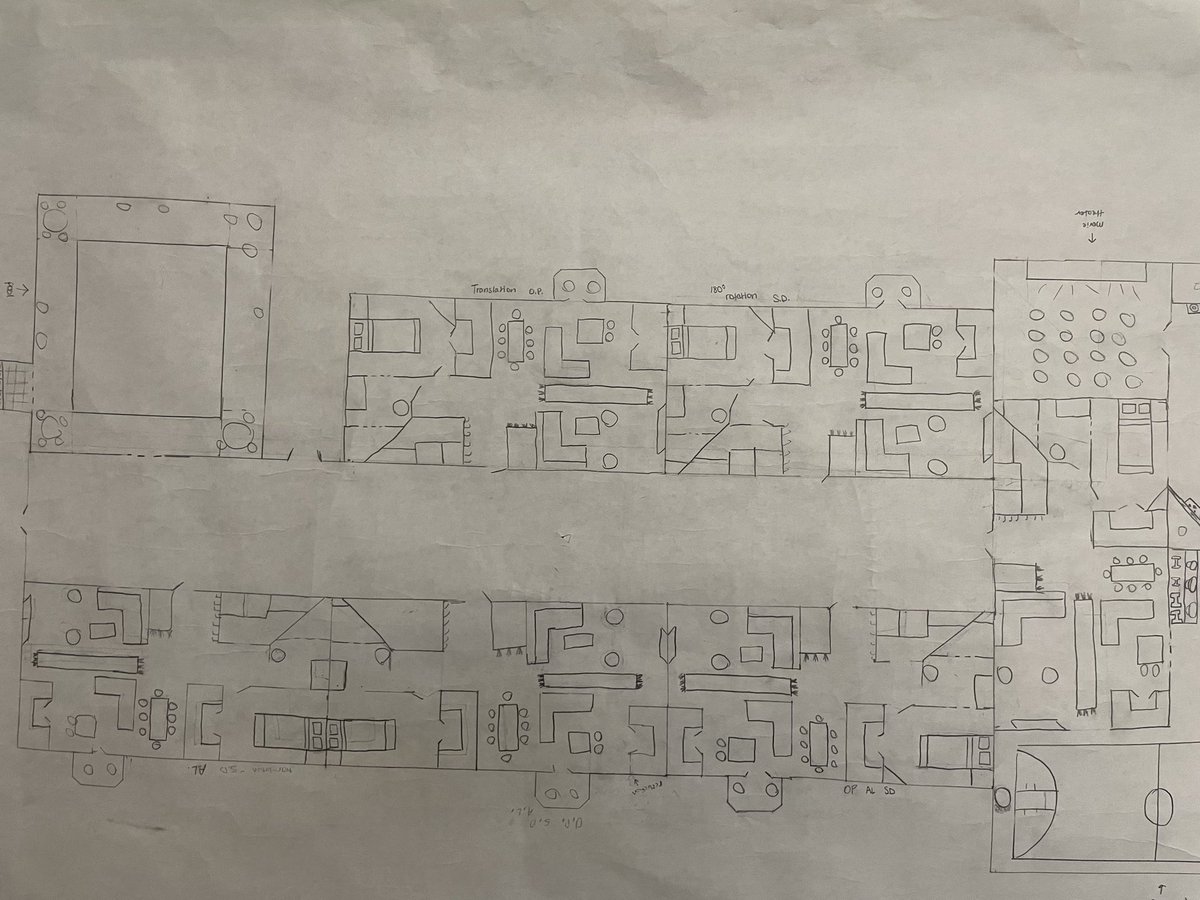 MrBriggs4's tweet photo. Geometry CP just finished their transformations project. If you need anyone to layout your floor plan these kids are a great option. #twolves7pride https://t.co/rVtitDYPMp