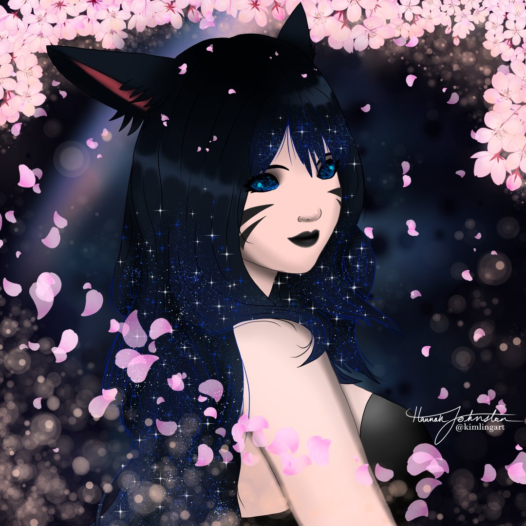 kimlingart's tweet photo. Night Blossom🌙🌸
Cherry Blossom season is soon🌸 One of my favorite flowers😍
#FFXIV #FinalFantasyXIV #digitalart #artwork #cherryblossom https://t.co/wmPTq0h5Qa