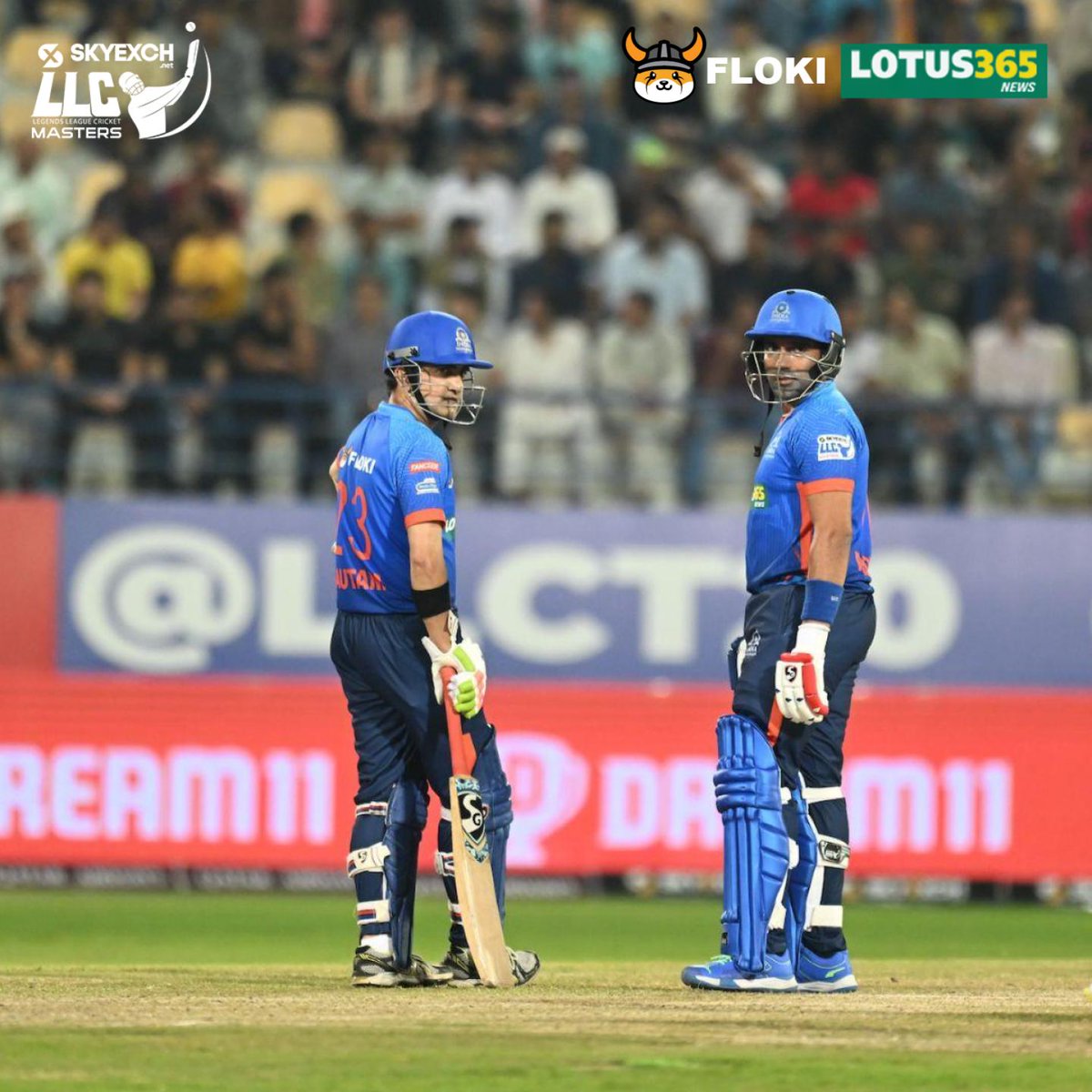 oye_nilesh's tweet photo. India Maharajas beat Asia Lions by 10 wickets!

KKR duo and current Legends
Gautam Gambhir - Robin Uthappa chased down target of 158 inside 13 overs!

Gambhir remained unbeaten on 61 &amp; Uthappa remained unbeaten on 88!

#LegendsLeagueCricket 
#LLCT20 
#ALvIM https://t.co/T7MQ2DTYEE