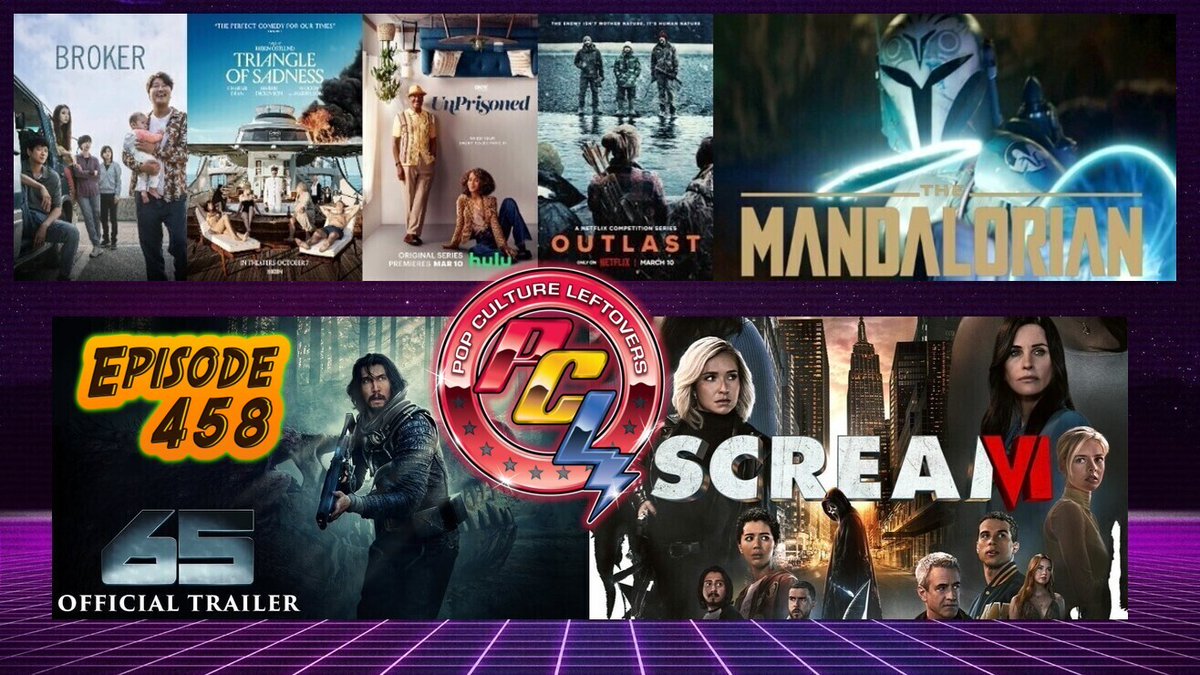 Welcome to Episode 458!

MOVIES #65Movie #ScreamVI #TriangleOfSadness #BrokerMovie 

TV #TheMandalorian #OutlastNetflix #UnPrisonedHulu 

#MCU News and #StarWars News

Listen HERE bit.ly/409hsV5 or #ApplePodcasts #Spotify 

#PodernFamily #PodNation