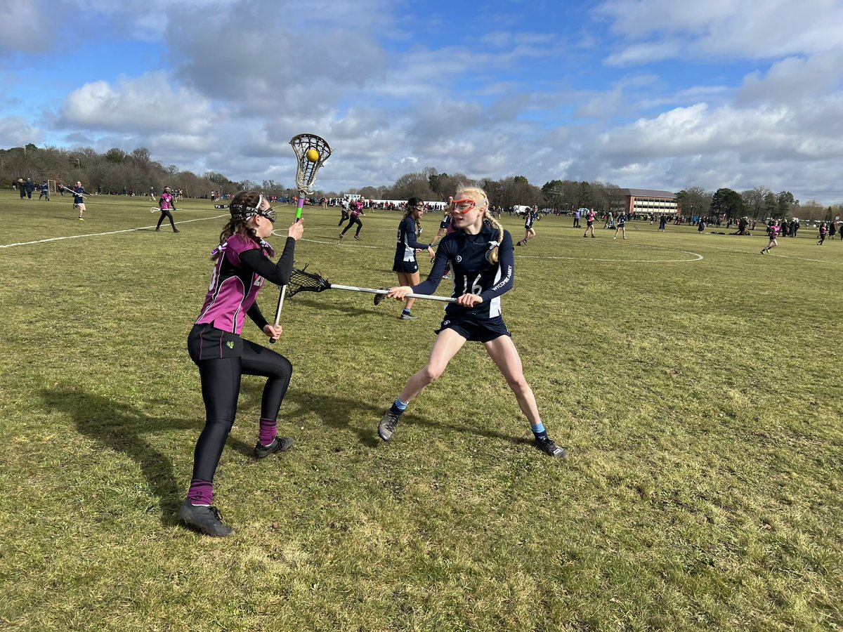 Team_BGS's tweet photo. A great day at the @englacrosse U13A & U15A Nationals. The U13A's reached the semis of Div1 loosing to the eventual winners @WycombeSport. The U15A's qualified for the Championship but narrowly lost to @PutneyHighSport in over time after drawing 3-3! Top16 in the country!🥍#gobgs https://t.co/evK20695lF