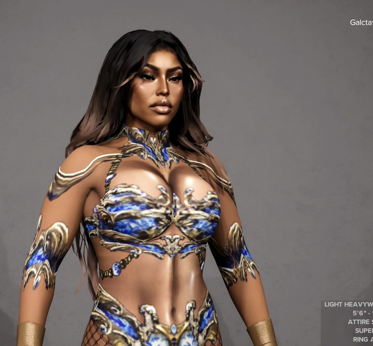 Galcticgully's tweet photo. …✍🏽 #WWE2K23 https://t.co/i33zP8DQGZ