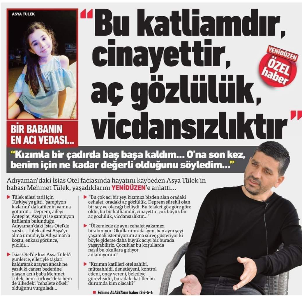 Mehmet hocam , bizi en güzel şekilde eğittiniz , hakkınızı ödeyemeyiz.. öğrencileriniz olarak bizim bundan sonraki görevimiz Asya ve kardeşlerinin hakkını aramaktır!!  #isiaskıbrısadaletbekliyor