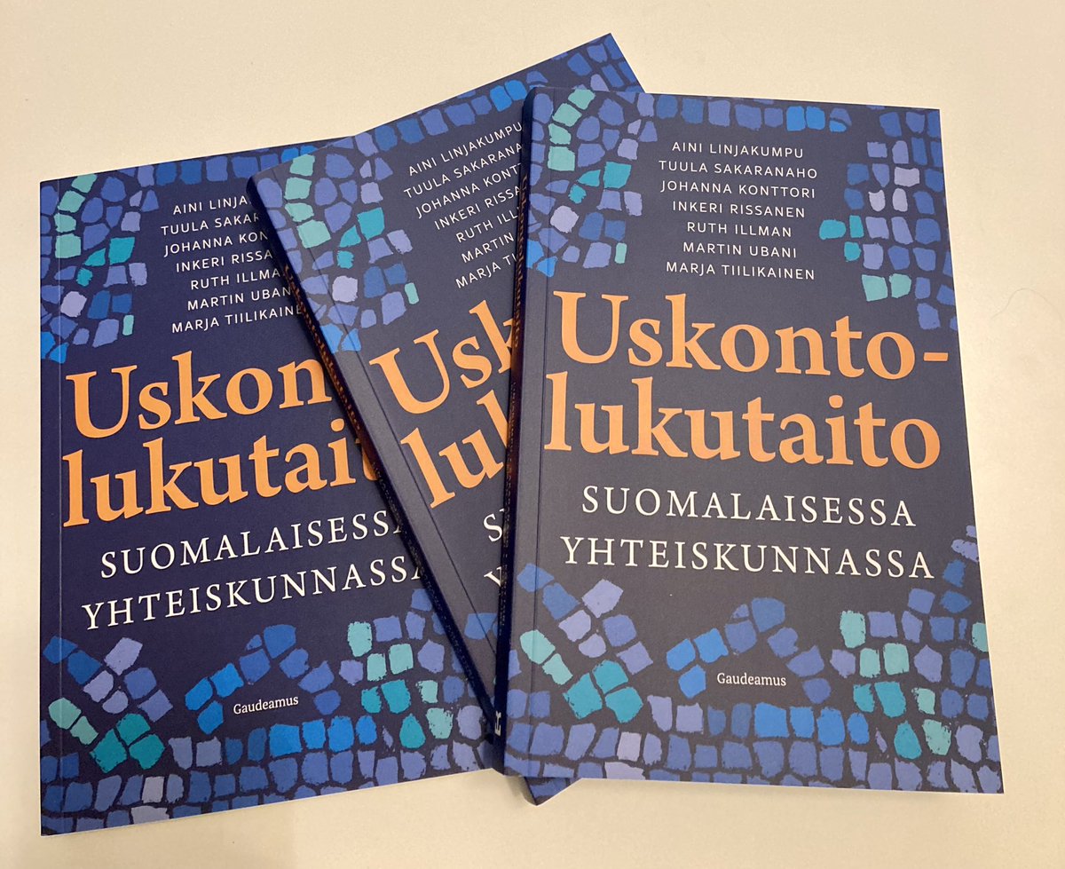 JohannaKonttori's tweet photo. Sain kirjoittaa yhdessä osaavien kollegoiden kanssa. Kirjassa vedämme yhteen #Argumenta-hankkeemme opit, joita olemme vielä syventäneet lukuisten yhteisten keskustelujen aikana. Kyseessä on myös viimeinen, kesken ollut uskontotieteen kirjoitusprojektini. #uskontolukutaito https://t.co/hgJWkiP3qb