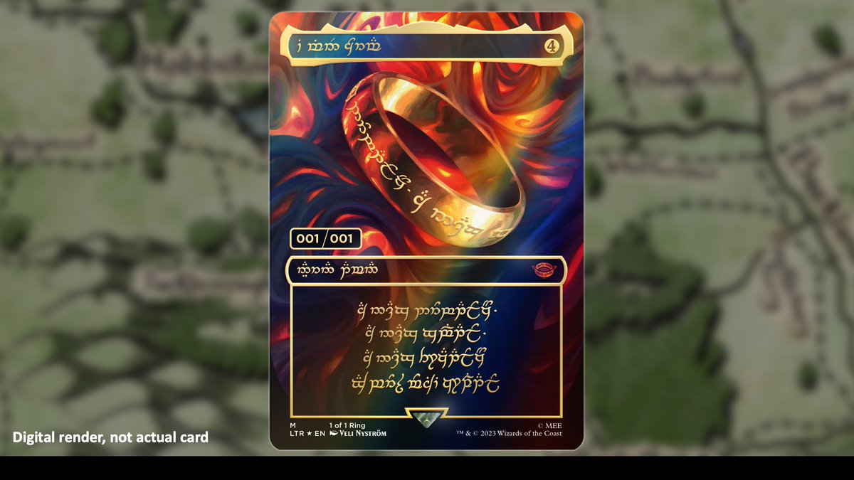wizards_magicFR's tweet photo. Un anneau pour les gouverner tous.

L'Anneau Unique du set #MTGxLOTR sera une carte très spéciale dans Magic. Disponible uniquement dans les Boosters Collector en anglais (voir le packaging pour les détails).

https://t.co/41pDgtP909 https://t.co/YVFKOqnnJV