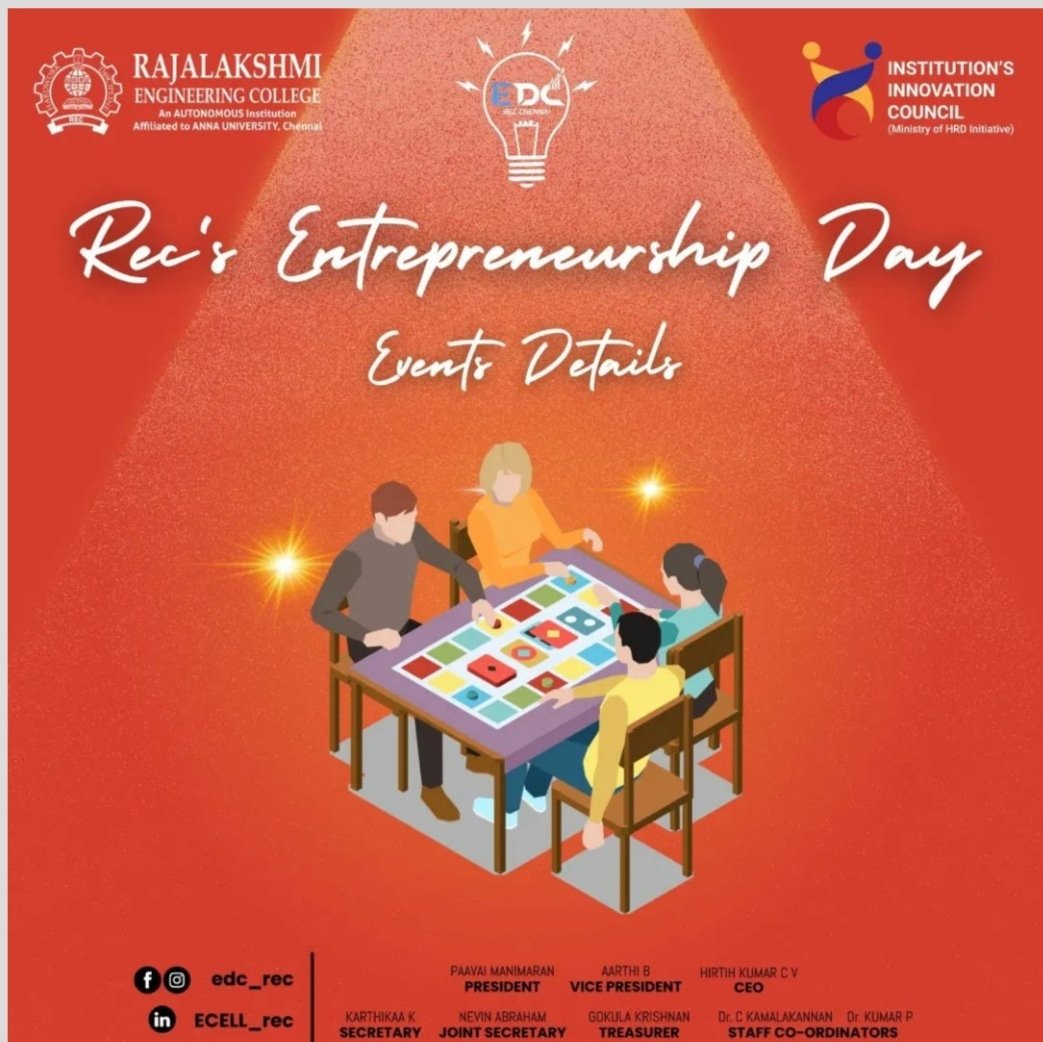 abrahamsamuel_'s tweet photo. Today I participated in Marketing Event in Entrepreneurship Development Club (EDC) that had held in Rajalakshmi Engineering College for 'Entrepreneurship Day' 
#marketing #event #development #entrepreneurship #engineering #club #nxtwave https://t.co/CNVuJWUlG9