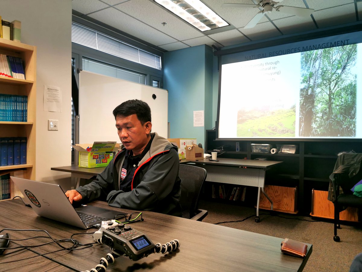 Incredible talk by Marlon Martin about the #Ifugao Rice Terraces in the #Philippines. Government decisions to introduce rice species created gender imbalance, taking away from women their sacred roles in managing the landscapes #preservinglegaciesproject #heritageadaptstoclimate