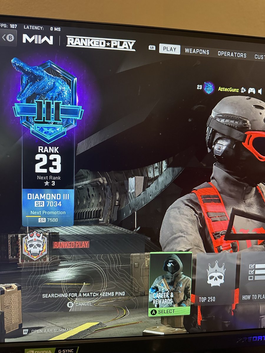 AztecGunz's tweet image. Early grind solo 🙏🏽