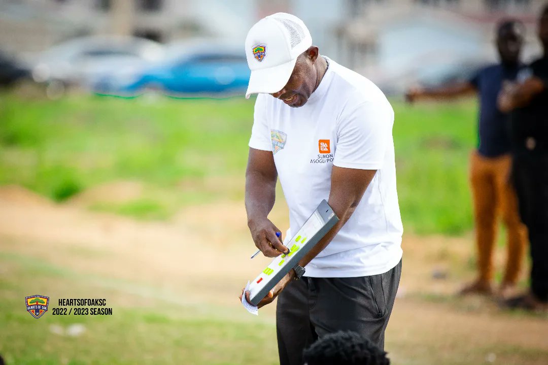 HeartsOfOakGH's tweet photo. 🔴🟡🔵 || TRAINING UPDATE
Preparations ahead of Kotoku game continued this afternoon at Kpobiman . Team Hearts engaged Kwahu Warriors in a friendly game that ended by a goal in favor of Hearts of Oak. Goal was scored by Isaac Mensah.
#AHOSC
#WeArePreparing https://t.co/8om2xBpb2K