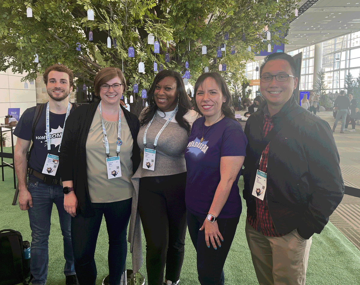 BitwiseInd's tweet photo. Salesforce MVP and Bitwise Industries VP of Salesforce Marketing @ToniVallentine was onsite at this year’s Trailblazer DX! 🏔️ She hosted a meetup for Salesforce Business Analysts to connect folks with Career, Certification and Credential advice. 🙌 #Salesforce #Trailblazer #TDX23 https://t.co/oAymgLgSYN