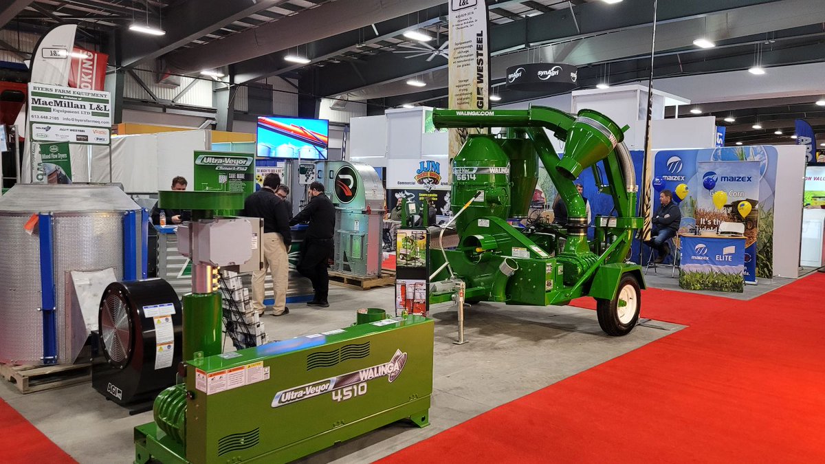 SHOW TIME <a href="/OttawaFarmShow/">Ottawa Valley Farm Show</a> with Les Équipement L &amp; L Ltée.  #walinga #toughtobeatinthelongrun #pneumaticconveying #airsystems #pushsystem #grainconveyor #grainsystems #grainvac #AgriVac #ultraveyor