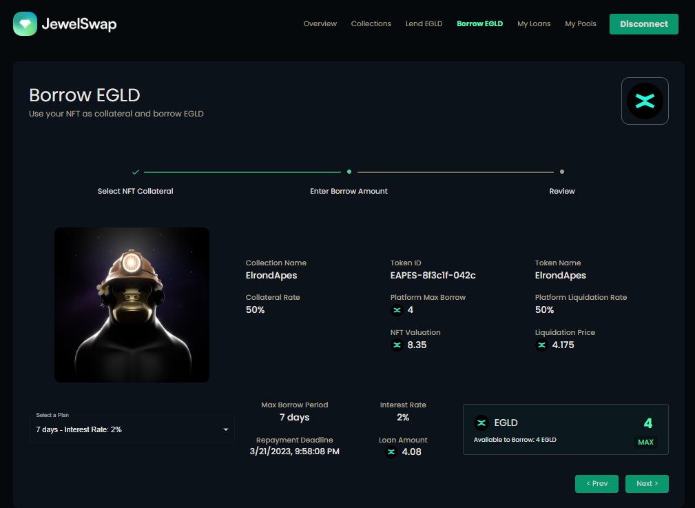 LionEscrow's tweet photo. #JEWELSWAP 2.0💎

First NFT peer-to-pool Lending Protocol,AMM marketplace in @multiversx🔥⚒

Trade, Earn, Lend, Borrow with NFTs, #EGLD💰

#Giveaway⏳72hrs
🎁Prize: 0.5 EGLD

RULES📋
1️⃣Follow @elrondpunks @kimura668
2️⃣Like❤️RT, Tag 3 Frens
3️⃣List min. 1 NFT @👉https://t.co/lAnbskZ9KN

 #multiversX #multiversXNFTs @jewelswapx