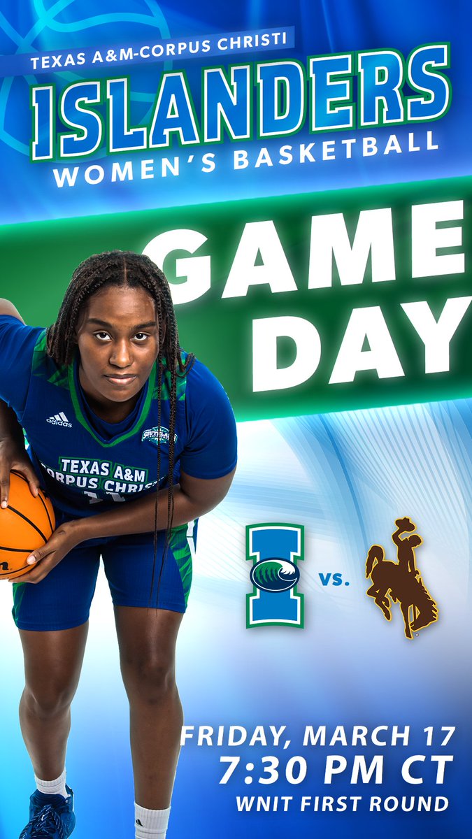 WNIT FIRST ROUND!!!

🆚 Wyoming
📍 Laramie, Wyoming
⏰ 7:30 p.m. CT
📊 bit.ly/3yE10AQ
📺 bit.ly/3JCi2FG
📻 keys1440.com

#ShakasUp // #GoIslanders