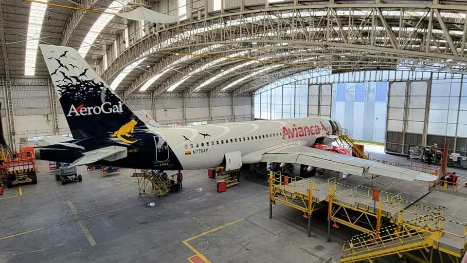 HawksAviation's tweet photo. Nuevo Livery vintage de @Avianca!🤭😏🇨🇴✈️

El quinto avión de la colección retro de Avianca con el que la aerolínea conmemora el origen y la historia de la aviación latinoamericana y que está vez luce la imagen de AeroGal, hoy Avianca Ecuador. Se trata de un Airbus A320neo N776AV https://t.co/hSCbyoDGAE