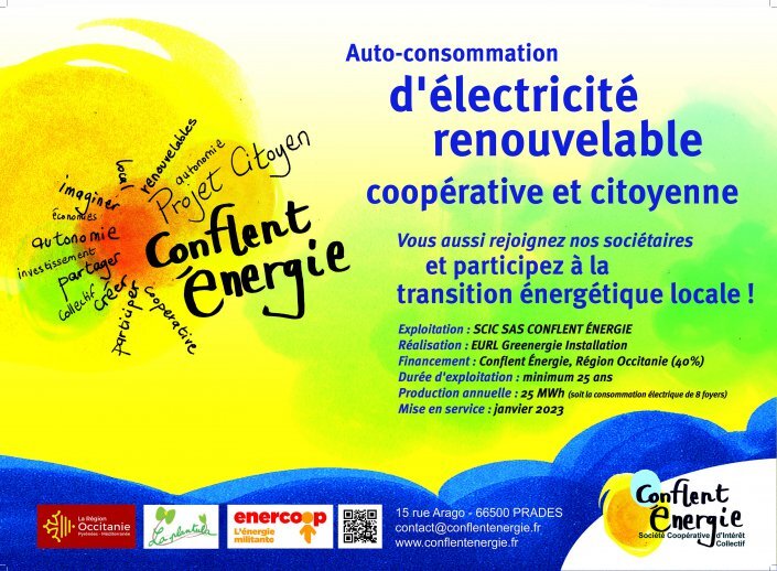 ConflentE's tweet photo. INAUGURATION de la centrale Photovoltaïque Biocoop La Plantula https://t.co/sEsODycJml