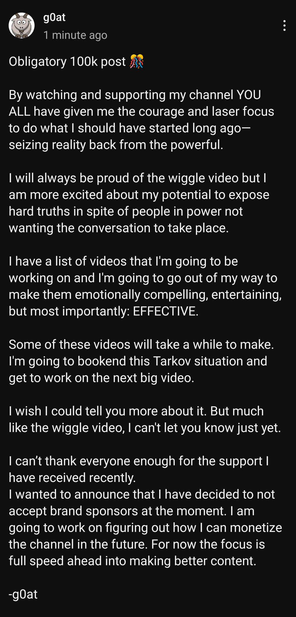 2023 Wiggle  channel no videos! 