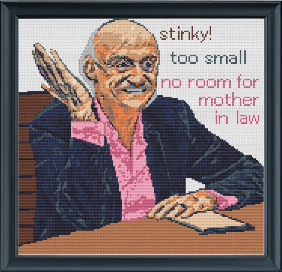 Which one do you like better? 
#itysl #itysl_memes #ithinkyoushouldleave #focusgroup #headmitit #noroomformotherinlaw #rubenrabasa #stinky #toosmall #crossstitch #crossstitchpatterns