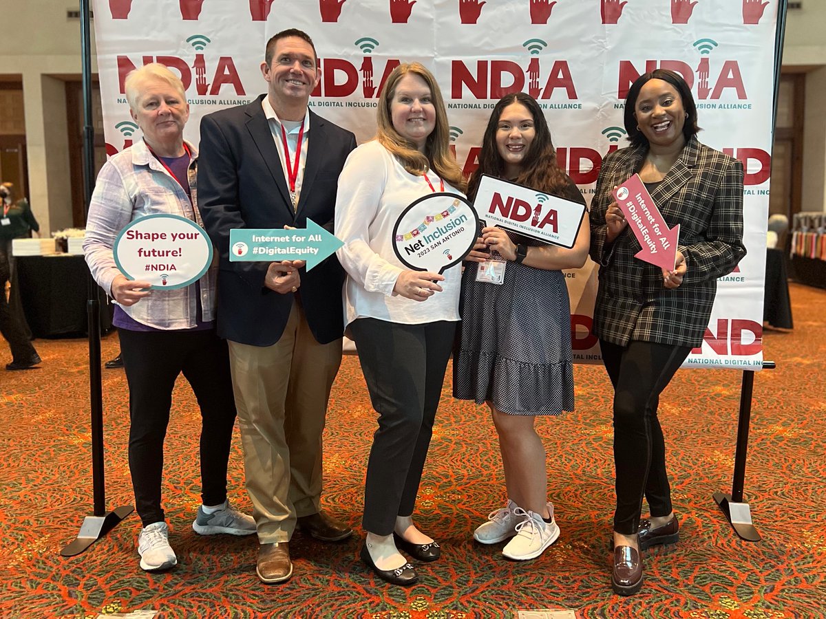 BridgingApps's tweet photo. National Digital Inclusion Alliance (NDIA) @NetInclusion Conference Recap → Our team shares their favorite experiences from the event in the blogpost linked below.
https://t.co/hB0CKF1TtK
#NetInclusion #DigitalEquty https://t.co/gj2YHQj9dI