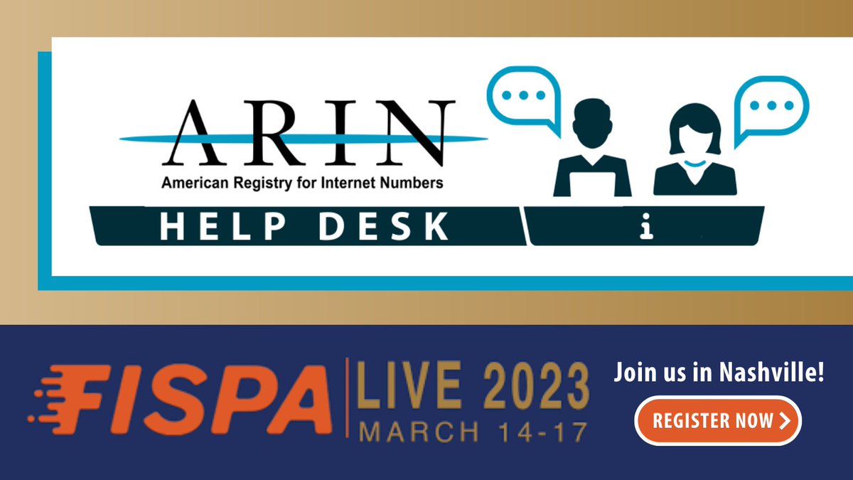 TeamARIN's tweet photo. ☘️ We're feeling LUCKY to be in #Nashville at @FISPALive through #StPatricksDay on Friday! Find us at our Help Desk, where we're ready to answer your ARIN-related questions, chat about #IPv6, #IPv4, #RPKI, and more. Details: https://t.co/K29HJJDwmx #serviceprovider #ISP #FISPA https://t.co/TzAt1Ovle4
