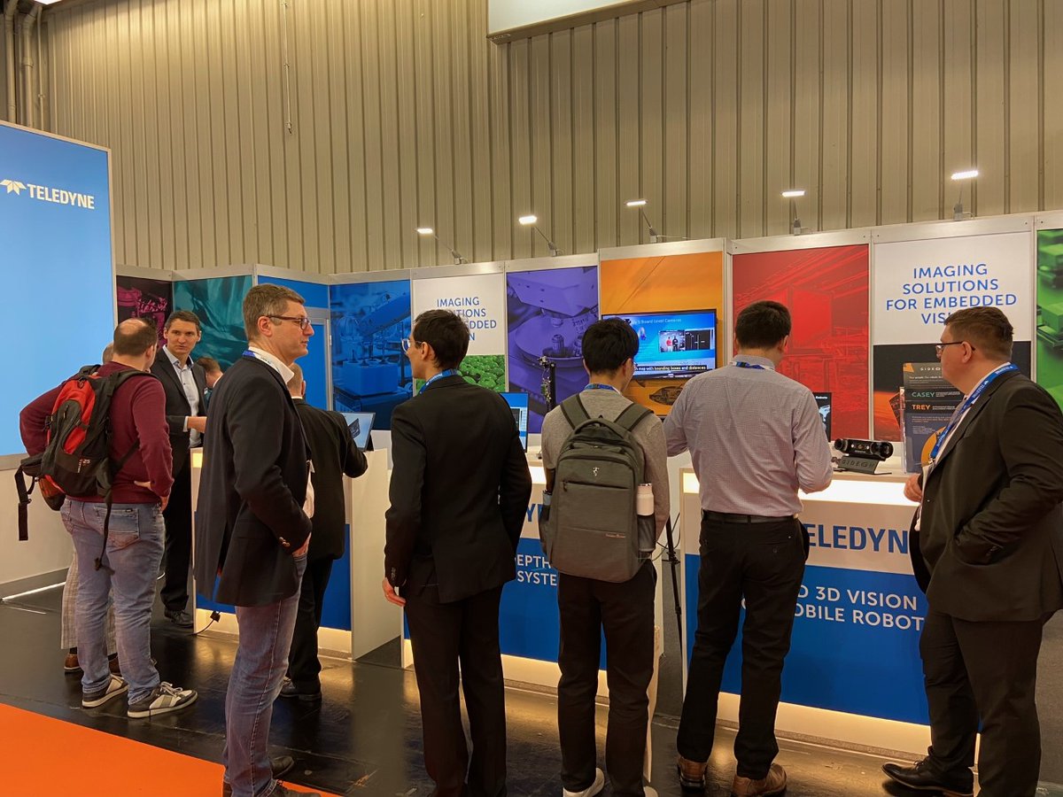 e2vteledyne's tweet image. What a great turn out again today. We have sensor, cameras, and optical modules ready to design into your next application. Feel free to tell us about what your work on and our experts will be ready to help.

#embeddedworld2023 #EW23 #visionsystems