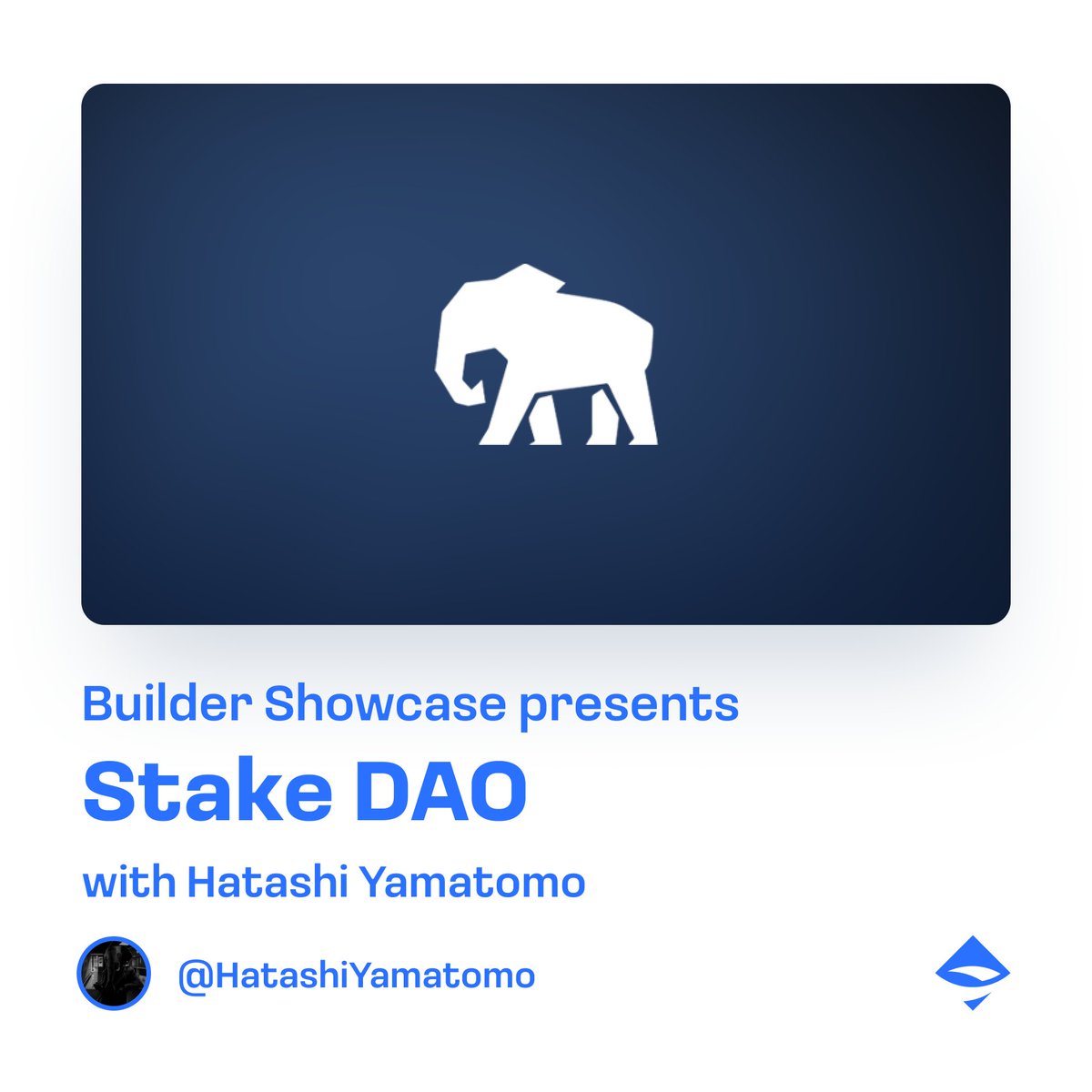 Gm AirSwap community! 👋 We launched the AirSwap Builder Showcase, a Twitter Spaces series where we talk to the builders, protocol makers, and project creators in the AirSwap ecosystem. The first edition featured @HatashiYamatomo from @StakeDAOHQ 🤩 Here's a quick recap👇🧵