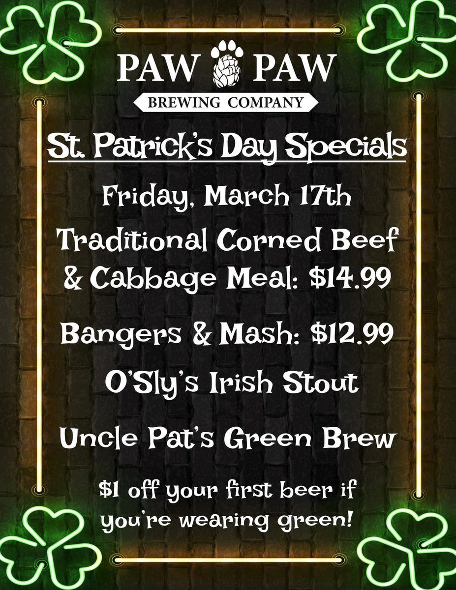 Paw Paw Brewing Co. tweet media