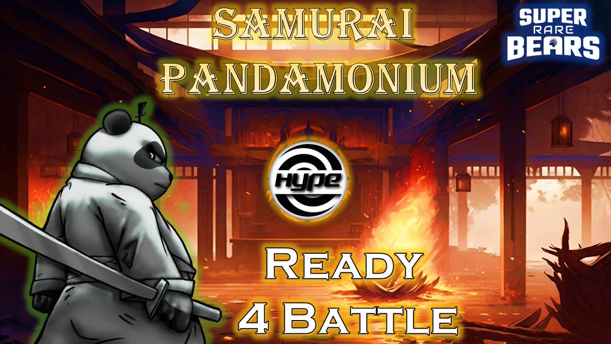 SuperRare_Bears's tweet photo. ๐น๏ธWho's ready for a HYPEd ๐ #SamuraiPandamonium tournament?
๐ฎ Open to everyone on #multiversX
https://t.co/v8NkpYFoAo
$HYPE prizes
Whatever your score at the end of 40 hours we X10 & that's how much $HYPE you get! ๐ฑ
Eg. score 5000 get 50000 $HYPE ๐ตโ๐ซ
Top 1000
๐ตโ๐ซLFG! https://t.co/QUTjwClw2z