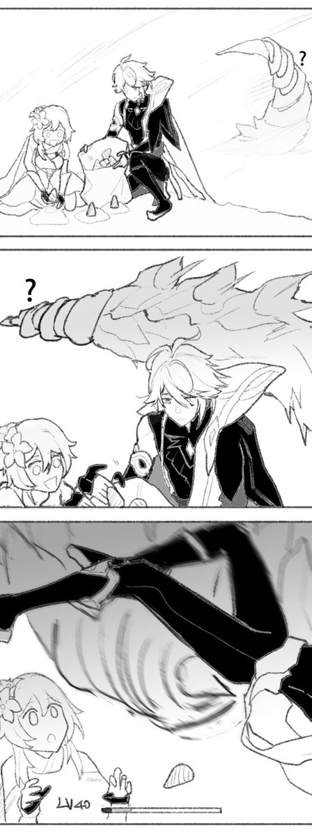 desorivershore's tweet photo. Alhaitham day1 experience: a weak intellectual... #hailumi #ゼン蛍 #Alhaitham #海熒 #GenshinImpact #原神 #Lumine https://t.co/57s1hgsZK6