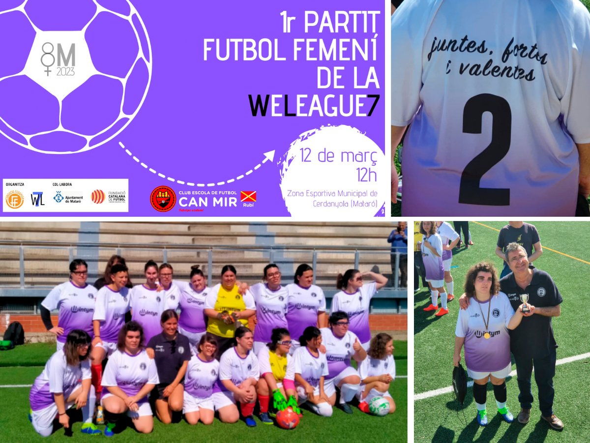 CEFCanMir's tweet photo. Success of first day of women's football with functional diversity
https://t.co/pmJNbYk9PC
#News #CEFCanMir #CruyffLegacy #Weleague7 #FEDAMAR #WomenFuncionalDiversity #FutbolPerATothom #EsportsRubi https://t.co/lhAyJ90U29