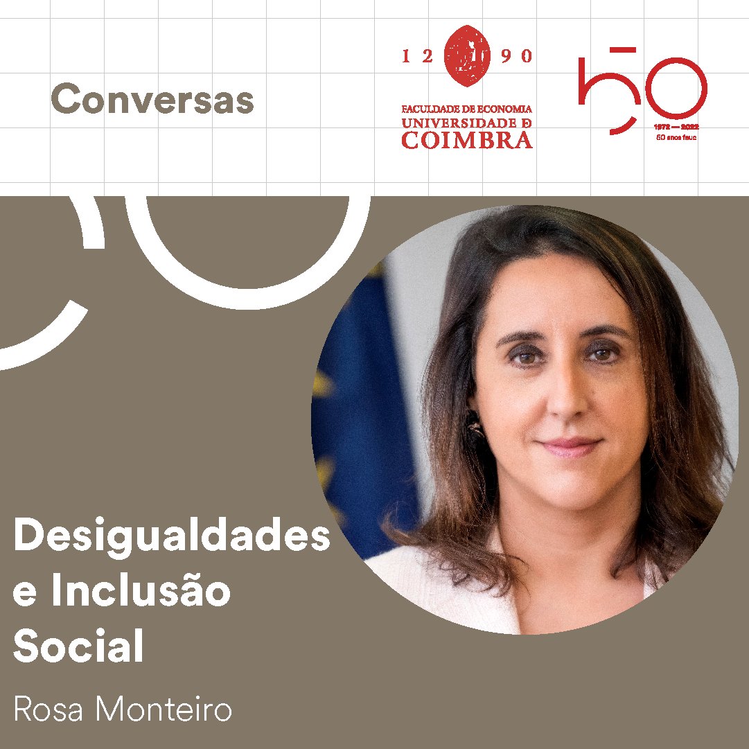 Amanhã, dia 15 de março, pelas 17 horas, decorre mais uma conversa no âmbito dos 50 anos da FEUC.
Desta vez o tema da conversa é Desigualdades e Inclusão Social.