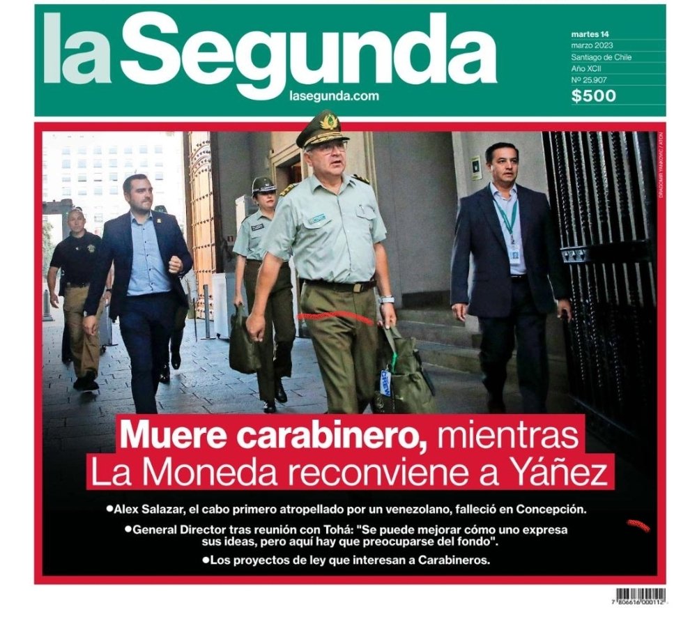 Así estamos. 

El problema es ideológico. La seguridad la ven como represión, y a las policías, como represores. 

Mientras tanto, los delincuentes se ríen de nuestro Estado y de nuestras leyes.

Chile, el país que no se atreve a luchar contra la delincuencia.