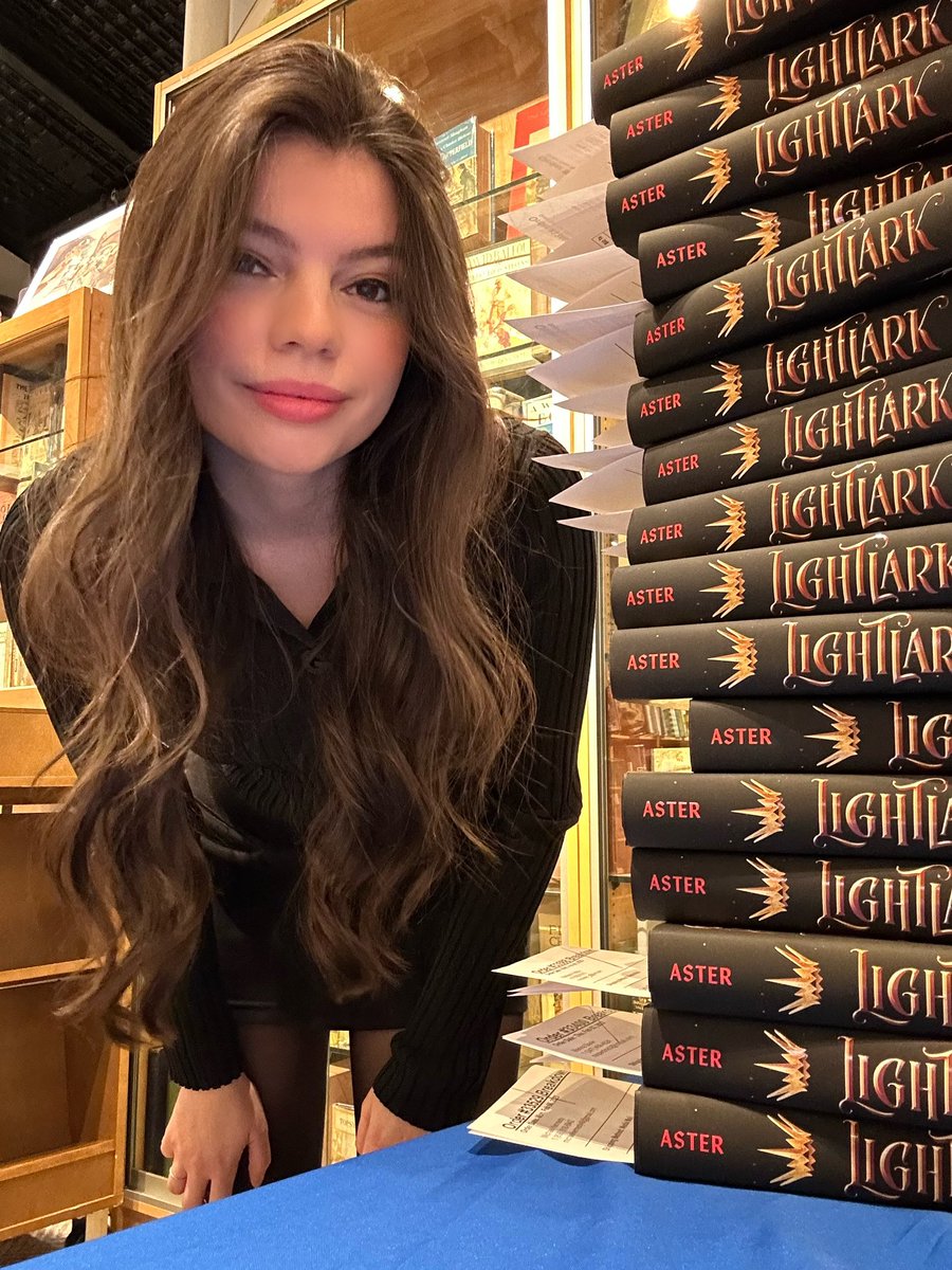 2 years ago, I posted a video pitching my book, after almost every publisher rejected it. I was told YA fantasy was saturated. Publishers didn’t think it would sell. Lightlark has been on the NYT Best Sellers list every week since it released in August. 28 straight weeks!😭❤️