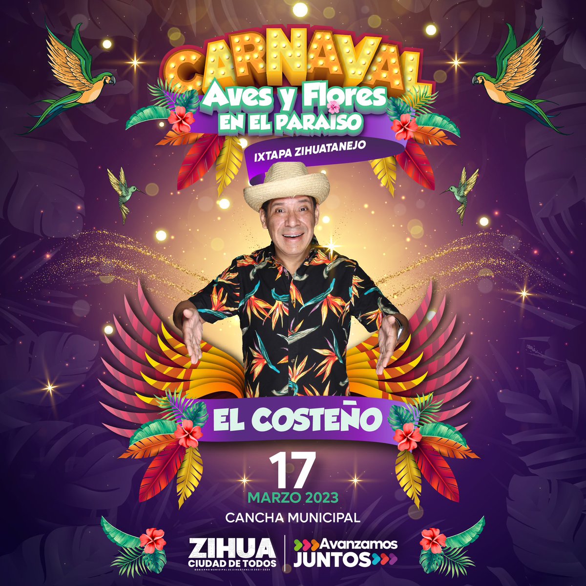 TurismoIxtapa's tweet photo. Este viernes inicia el #CarnavalIxtapaZihuatanejo2023 y no te lo puedes perder, la gran fiesta del año es de todos. ¡Conoce toda la información y prepárate! https://t.co/xV8ohKCvrH