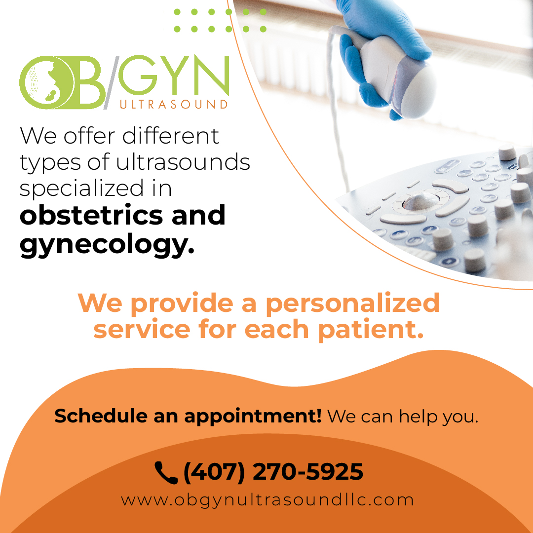 obgynllc's tweet image. We offer different types of ultrasound. Call us 407-270-5925 

#Obgyn #Ultrasound #PersonalizedAttention #HappyClients #Obstetrics #Gynecology #Specialized #TrusUs #HealthyLife #WomenHealth