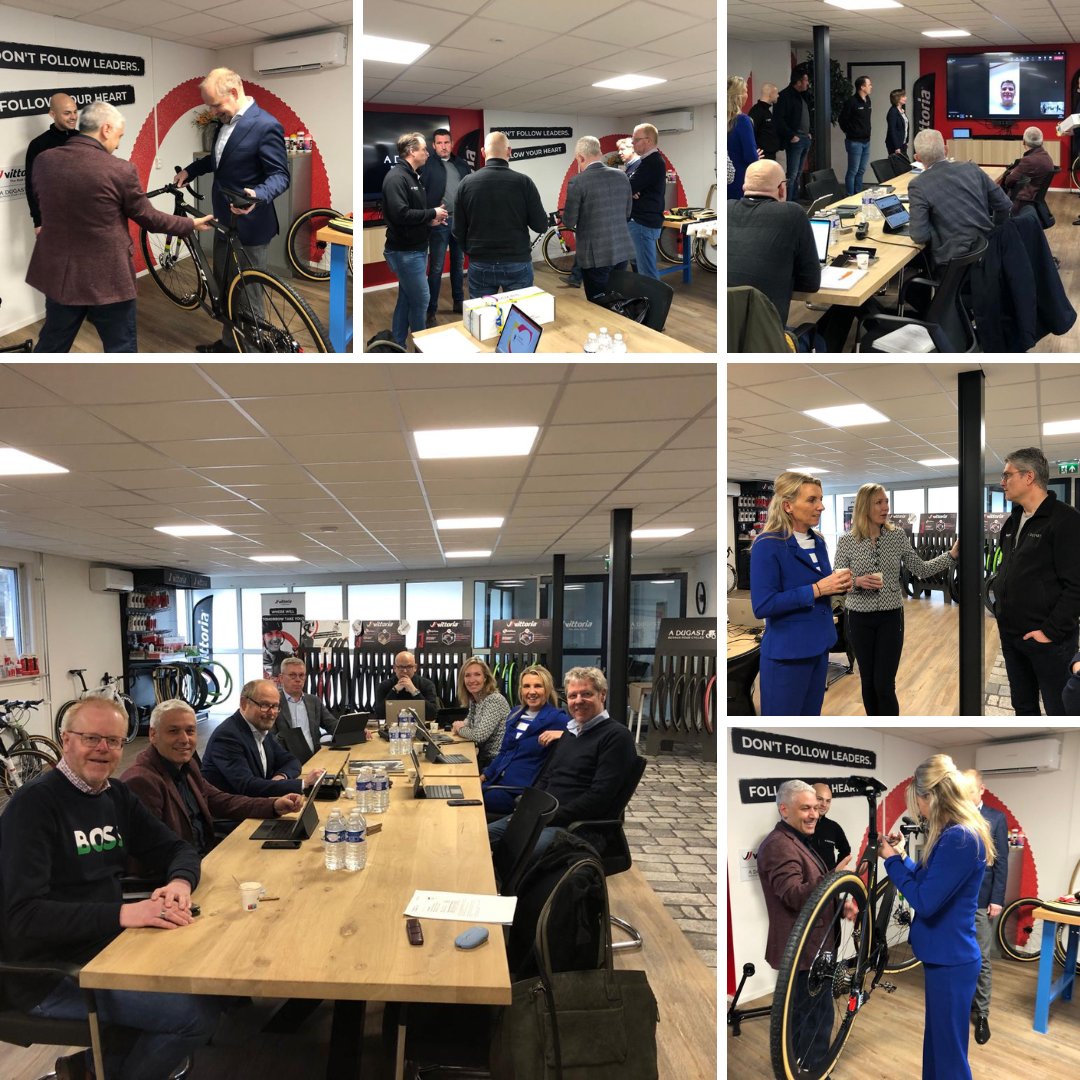 Vandaag was de collegevergadering bij A.Dugast, producent van fietsbanden voor het topsegment wielersport. De banden worden met veel precisie met de hand samengesteld in Oldenzaal en gaan de hele wereld over, op weg naar goud🥇!
#CollegeInContact #wielersport #handwerk #topsport