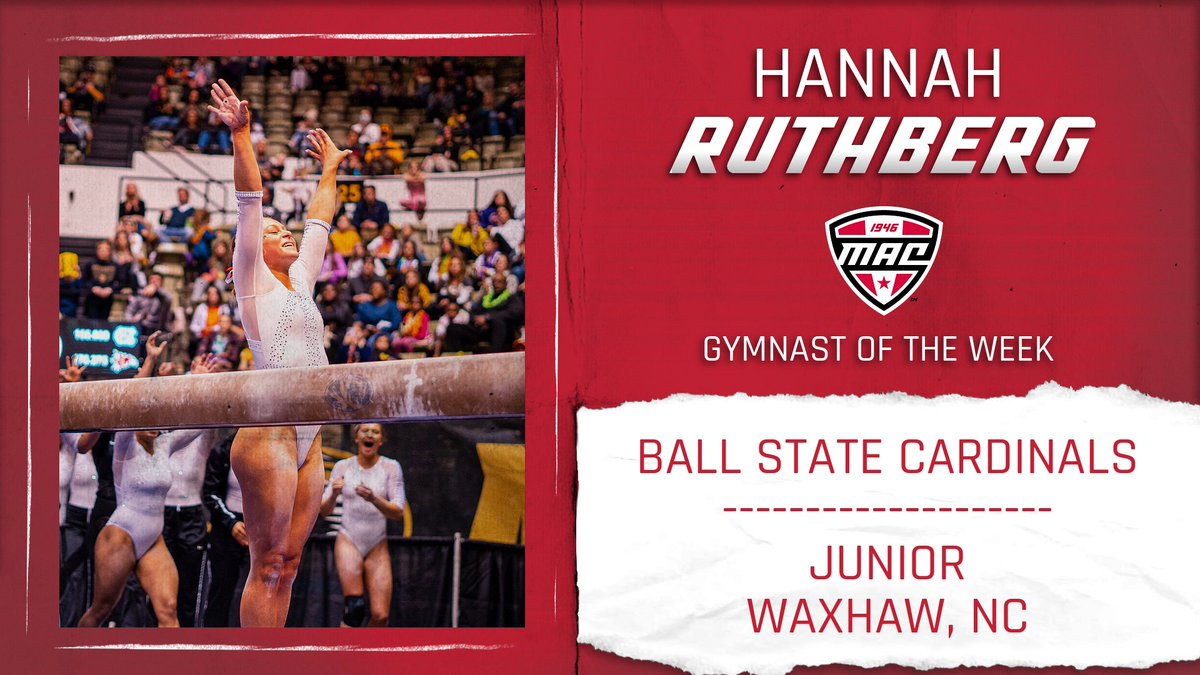 Ruthberg turned in a pair of solid all-around performances over the weekend, helping the Cardinals to two of the top team scores in program history. In fact, in Friday’s quad at Missouri, she tied the program’s all-around record with a mark of 39.400. 

#WeFly | #MACtion