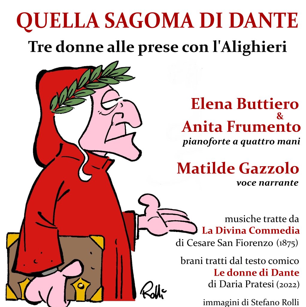 In occasione del #DanteDì 2023 in scena "QUELLA SAGOMA DI DANTE", la nuova produzione di Allegro con Moto con Anita Frumento Elena Buttiero Matilde Gazzolo <a href="/beni_culturali/">beniculturalionline</a> <a href="/MiC_Italia/">Ministero della Cultura</a> @divinaCommediaQ <a href="/Il_MondoDiDante/">Il mondo di Dante</a>
<a href="/Dante_Aligheri/">Dante Alighieri</a> @napolideforever <a href="/Maselli_Matt/">Matteo Maselli</a> #Dante