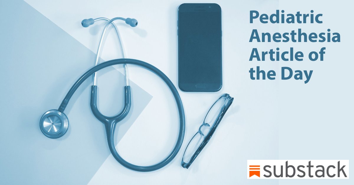 SPA (@PediAnesthesia) on Twitter photo 2023-03-14 18:00:22 Pediatric Anesthesia Article of the Day Rethinking and reimagining the magic of the pediatric anesthesiology fellowship experience ow.ly/rhS150Ni9nJ #PedsAnes #anesthesiology #anesthesia Pediatric Anesthesia Article of the Day Rethinking and reimagining the magic of the pediatric anesthesiology fellowship experience ow.ly/rhS150Ni9nJ #PedsAnes #anesthesiology #anesthesia