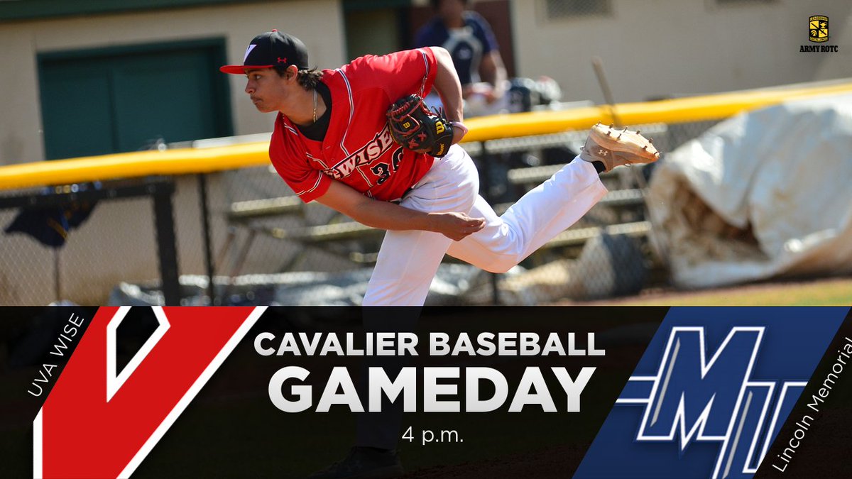 GAMEDAY for <a href="/UVAWiseBaseball/">UVA Wise Baseball</a>! The Cavs are at LMU for a non-conference affair.

Brought to you by <a href="/GoArmy/">GoArmy</a>!

🆚 LMU
⏰ 4 p.m. 
🏟 Lamar Hennon Field
📺 FloSports - flosports.link/3r9f4OW
📊 statbroadcast.com/events/statmon…

#GoCavsGo