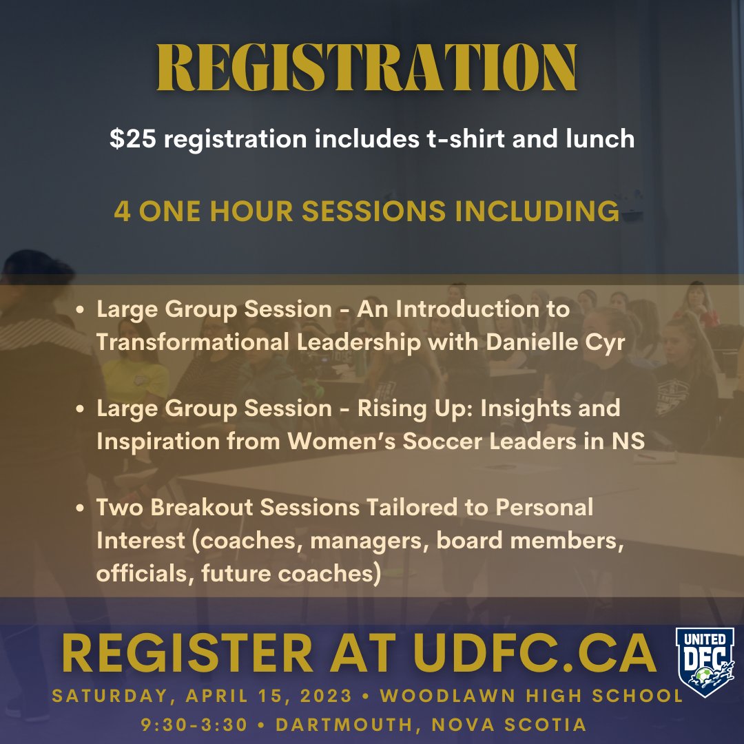 UnitedDFC's tweet photo. Calling ALL FEMALE and GENDER DIVERSE soccer coaches, managers, referees, board members, staff and future leaders in our province. The award winning W-Inspire conference is BACK and excited to welcome leaders together to learn, connect and be inspired. https://t.co/5e8cawnhmy