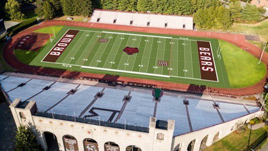 Extremely blessed to announce that after a great visit and a great conversation with @BrownHCPerry I have received my first division one offer to play football at Brown University. #GoBruno @Coach_Bunk @CoachMMac1 @AllenTrieu @akorzo1