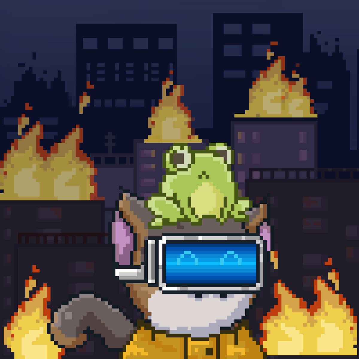 Pixel Paws Lab (@paws_pixel) on Twitter photo After many tests, we finally made contact with the frogs.
Experiment #3239 After many tests, we finally made contact with the frogs.
Experiment #3239