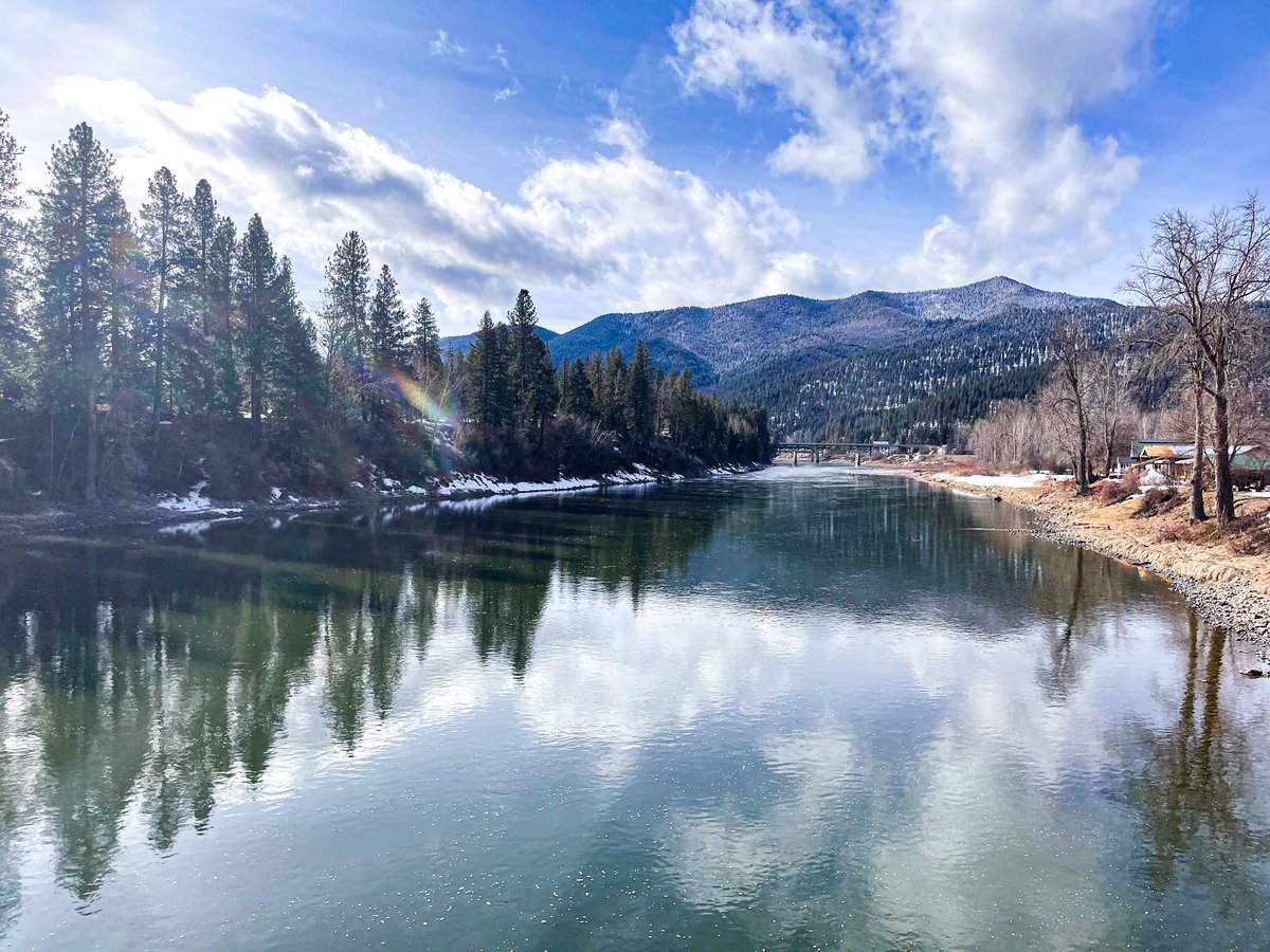 Clark Fork spring is here #MontanaMoment